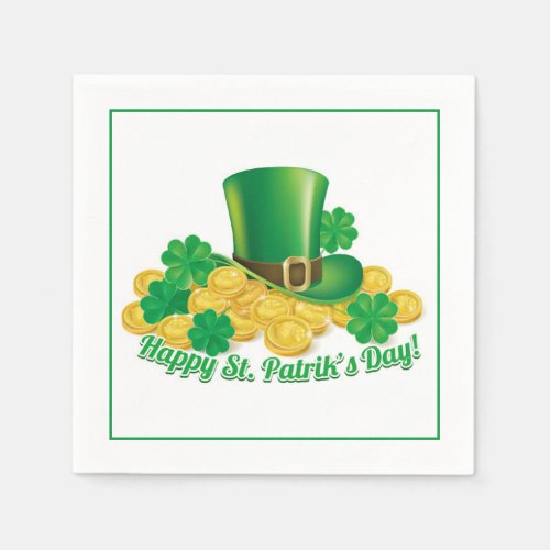 Cocktail Paper Napkins_St Patricks Day Napkins