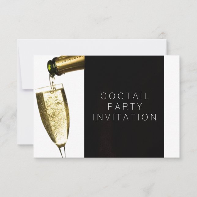 Cocktail Party Club Invitation Vip Invitation (Front)