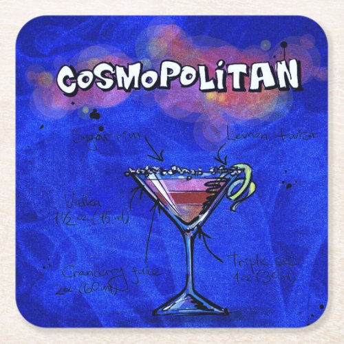 Cocktail Party Coaster Collection _ Cosmo