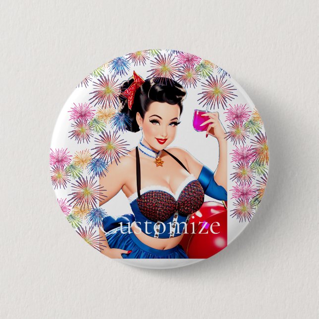 Cocktail Party Girl Thunder_Cove Button (Front)
