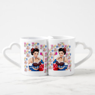 Cocktail Party Girl Thunder_Cove Coffee Mug Set
