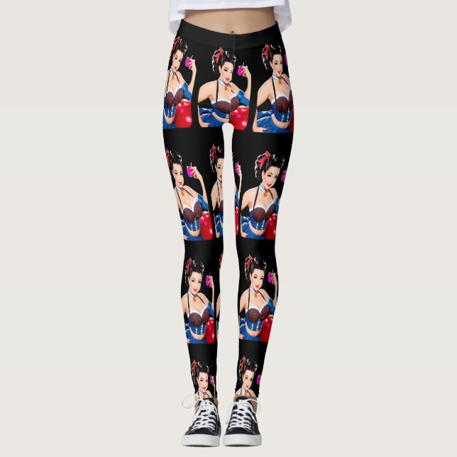Cocktail Party Girl Thunder_Cove Leggings (Front)