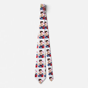 Cocktail Party Girl Thunder_Cove Neck Tie