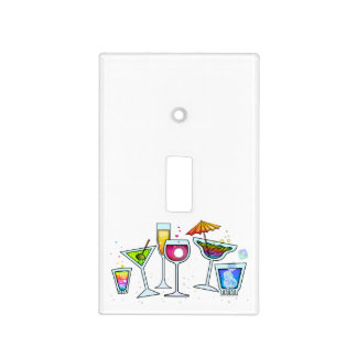 Cocktail Party Glasses Light Cover Switch