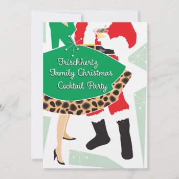 Cocktail Party | Holiday Party Invitations_custom Invitation by OrangeOstrichDesigns at Zazzle