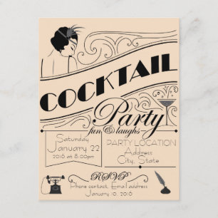 Cocktail party invitation