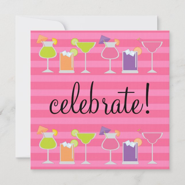 Cocktail Party Invitation (Front)