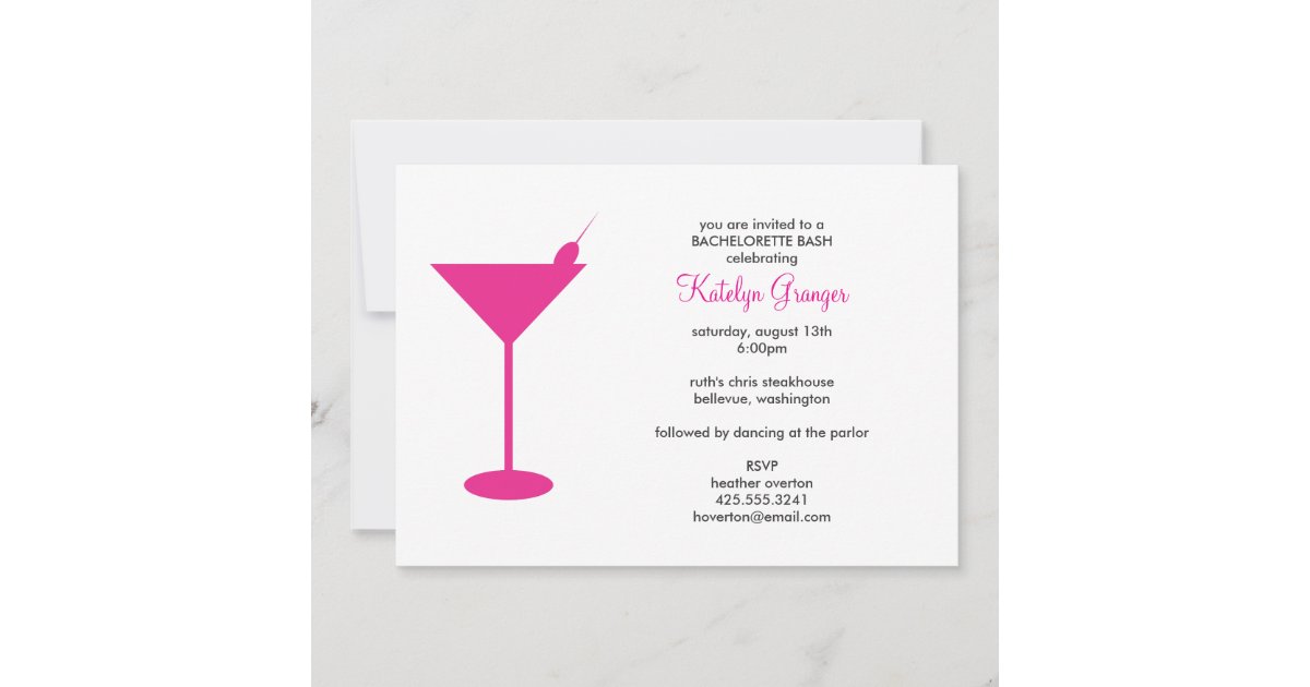 Cocktail Party Invitation | Zazzle