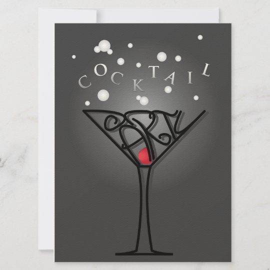 Cocktail party invitation card | Zazzle.com