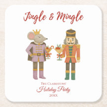 Cocktail Party Jingle Mingle Personalized white
