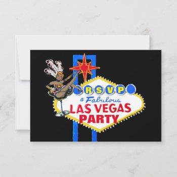 Cocktail Party Las Vegas Rsvp Card by Rebecca_Reeder at Zazzle