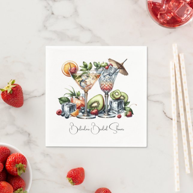 Cocktail Party Personalized Napkins (Insitu)