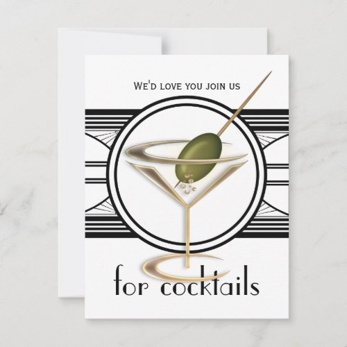 Cocktail Party Small Invitations
