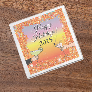 Cocktail party, sophisticated conversations, drink napkins