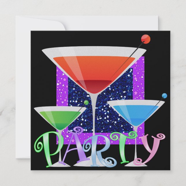 Cocktail PARTY - SRF Invitation (Front)