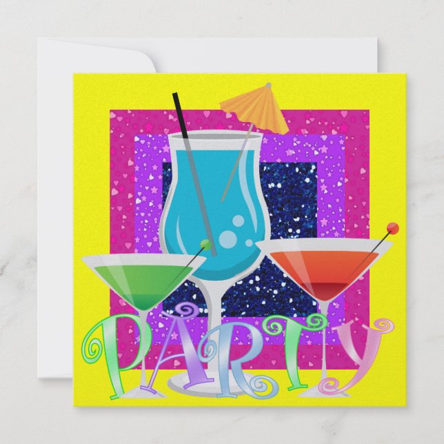 Cocktail PARTY - SRF Invitation (Front)