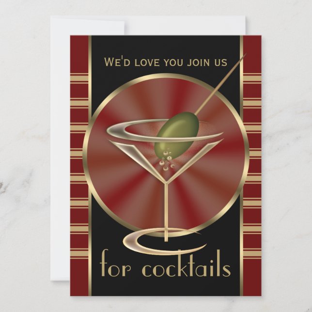 Cocktail Party XL Invitations (Front)