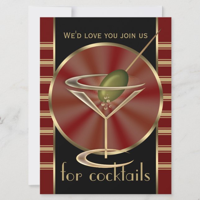 Cocktail Party XXL Invitations (Front)
