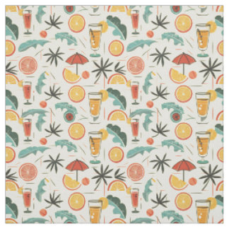 Cocktail Pattern Fabric