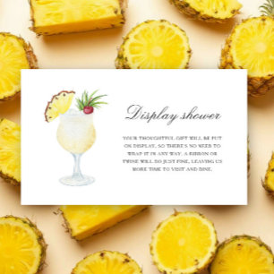 Cocktail Pineapple - Display shower Enclosure Card