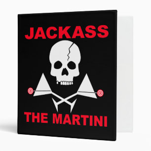 Cocktail Recipe Binder - JACKASS, The Martini