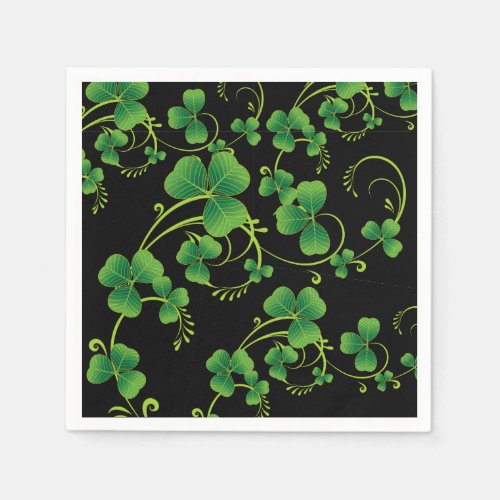 Cocktail Size Paper Napkins_Saint Patricks Napkins