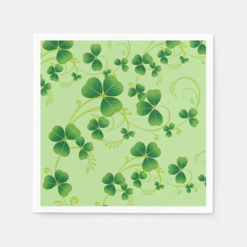 Cocktail Size Paper Napkins_Saint Patricks Napkins