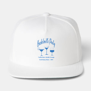 Cocktail Theme Bride Squad Snap Back Hat
