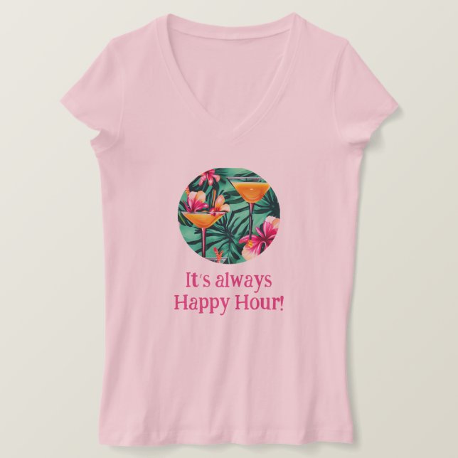 Cocktail Time T-Shirt (Design Front)