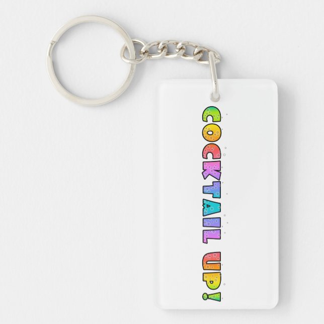 COCKTAIL UP! ACRYLIC KEYCHAIN (Front)