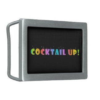 COCKTAIL UP! BELT BUCKLE
