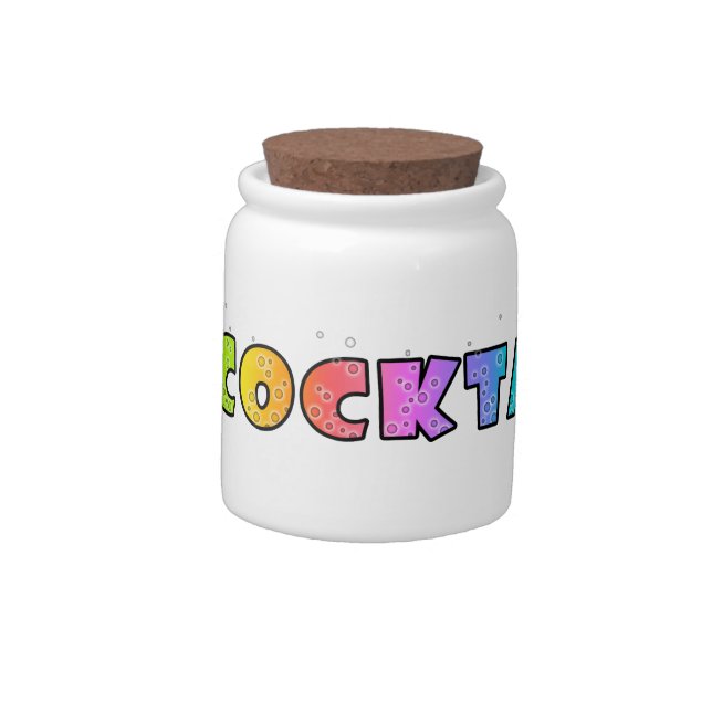 COCKTAIL UP! CANDY - SNACK JAR (Left)