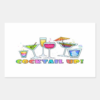 COCKTAIL UP! GLASSES STICKER