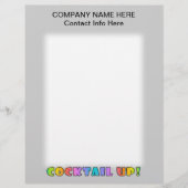 COCKTAIL UP! LETTERHEAD (Front)