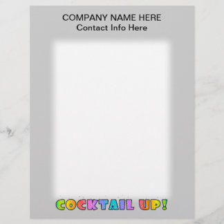 COCKTAIL UP! LETTERHEAD