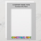 COCKTAIL UP! LETTERHEAD (Front/Back)