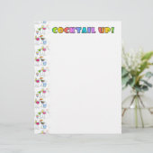 COCKTAIL UP! LETTERHEAD (Standing Front)
