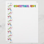 COCKTAIL UP! LETTERHEAD (Front/Back)