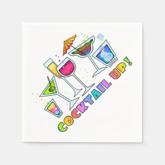 COCKTAIL UP PAPER NAPKINS