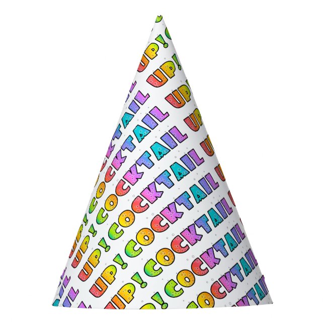 COCKTAIL UP! PARTY HAT (Front)