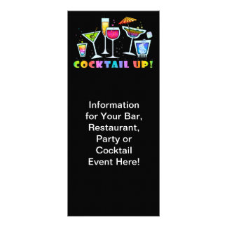 COCKTAIL UP PROMOTIONAL EVENT RACK CARD