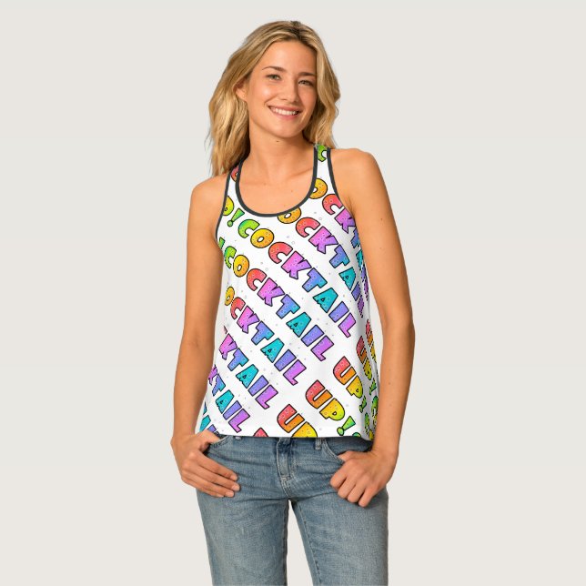 COCKTAIL UP! TANK TOP (Front Full)