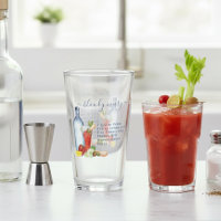 Cocktail Watercolor Recipe Mixed Drink Bloody Mary