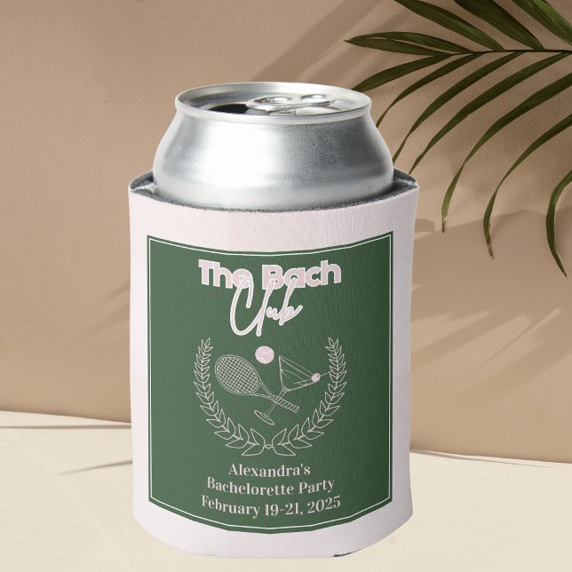 Cocktails And Country Clubs Bachelorette Can Cooler (Creator Uploaded)