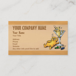 Cocktails And Kittens Business Cards