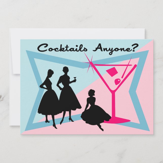 Cocktails Anyone? Invitation (Front)