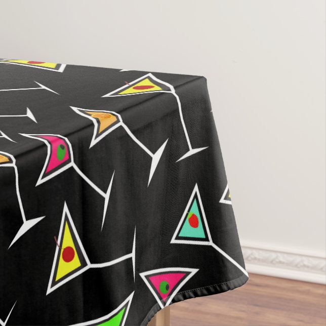 Cocktails Anyone? Tablecloth (In Situ)