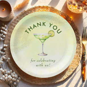 Cocktails Brunch & Bubbly Bridal Shower Paper Plates