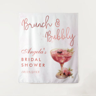 Cocktails Brunch & Bubbly Bridal Shower  Tapestry