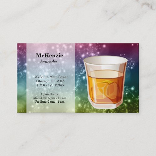 Cocktails Business Card